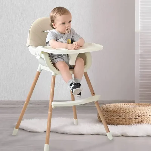 3-in-1 High Chair – Adjustable, with Tray & Harness - Image 7