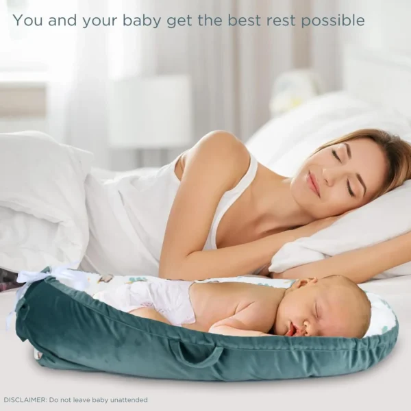 Portable Baby Lounger – Breathable Nest for Newborns (0–24 Months) - Image 7