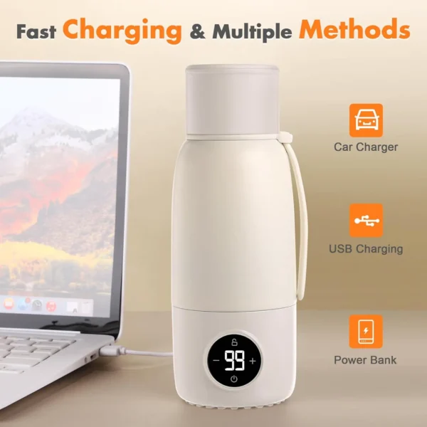 17oz Portable Bottle Warmer – Fast Heating, Travel & Car Use - Image 8