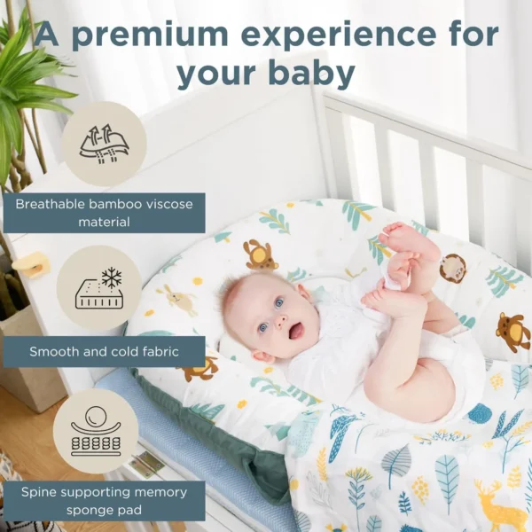 Portable Baby Lounger – Breathable Nest for Newborns (0–24 Months) - Image 6