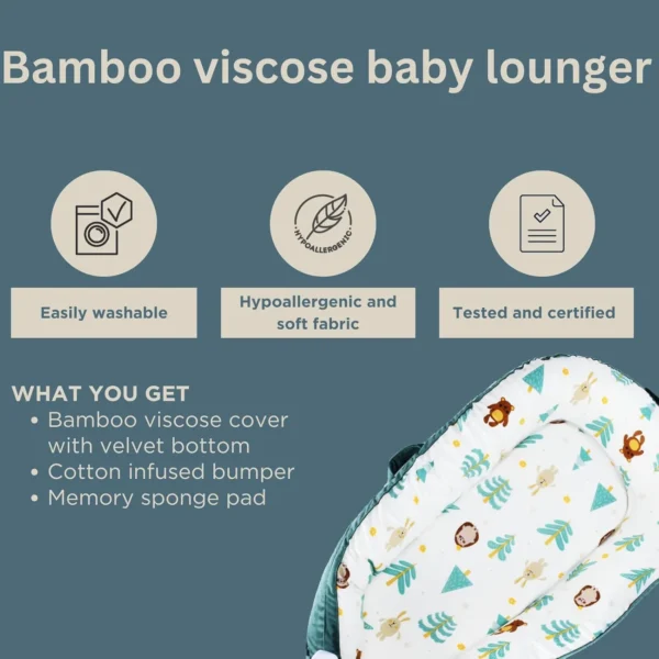 Portable Baby Lounger – Breathable Nest for Newborns (0–24 Months) - Image 5