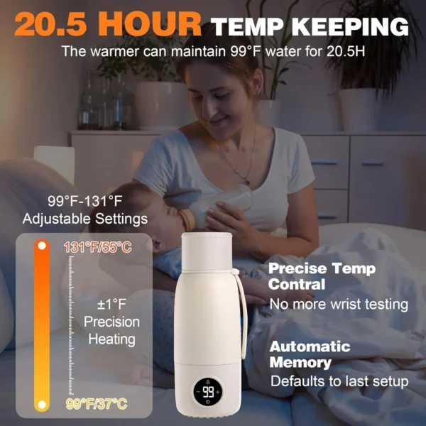 17oz Portable Bottle Warmer – Fast Heating, Travel & Car Use - Image 7