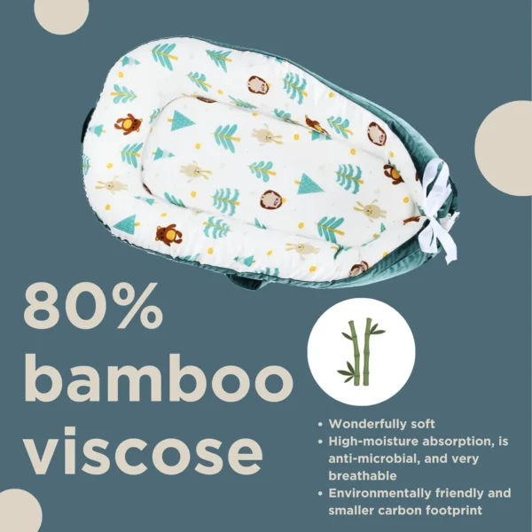 Portable Baby Lounger – Breathable Nest for Newborns (0–24 Months) - Image 3