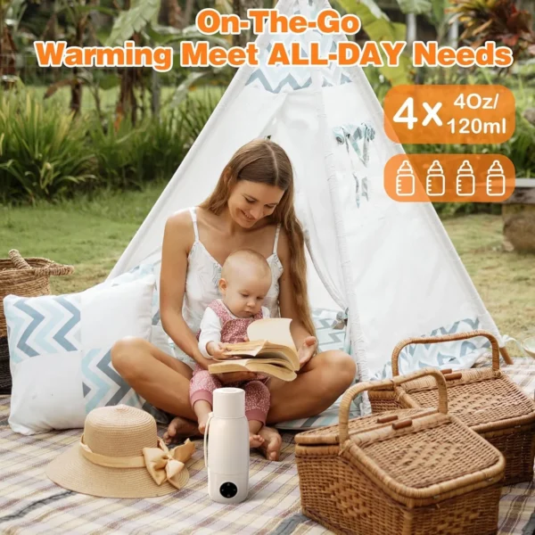 17oz Portable Bottle Warmer – Fast Heating, Travel & Car Use - Image 5