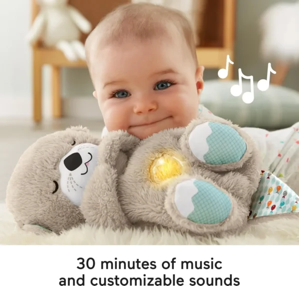 Soothe 'n Snuggle Otter – Baby Sound & Light Plush Toy